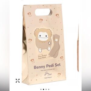 Squishmallows Benny Pedi Set - Cream and Brown
